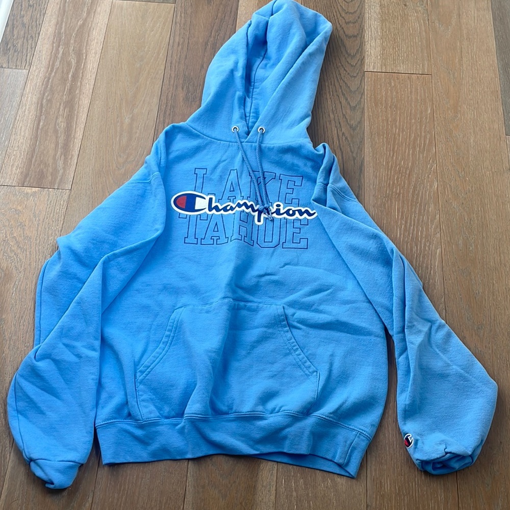 Champion blue hoodie